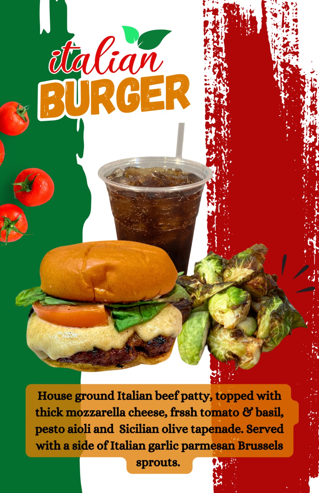 6- The Italian Burger