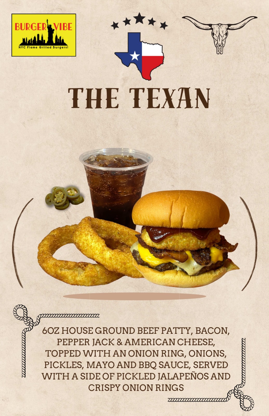 7- The Texan Burger