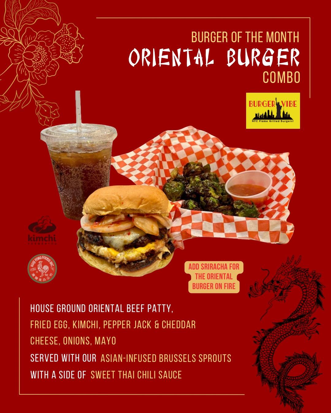 9- The Oriental burger
